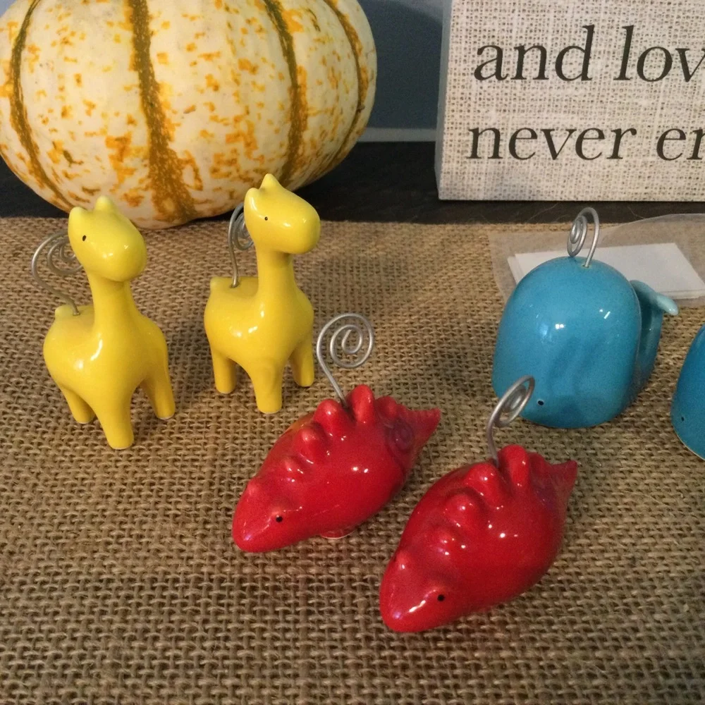 NWT 8-Ct Animal Placecard Holders